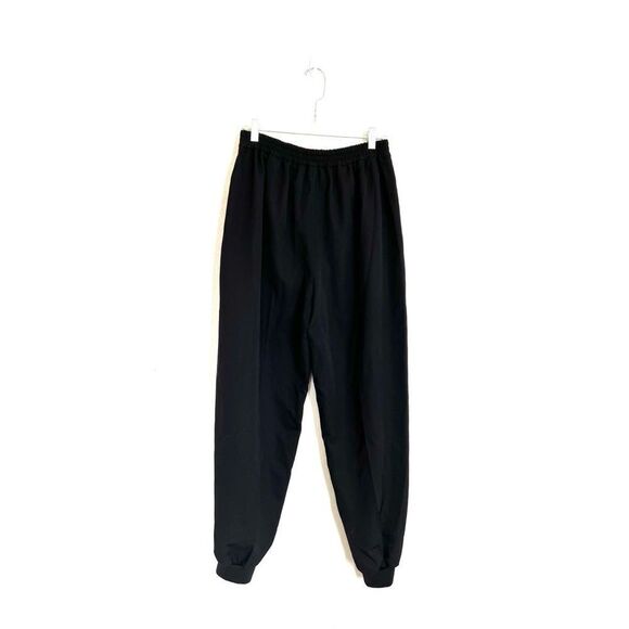 Stella McCartney NICOLE WOOL Zipper Fly Jogger Pants Black Size IT46 (L/US10) - Picture 9 of 12